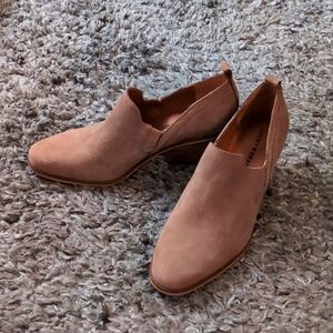 Lucky Brand Brown Ankle Booties